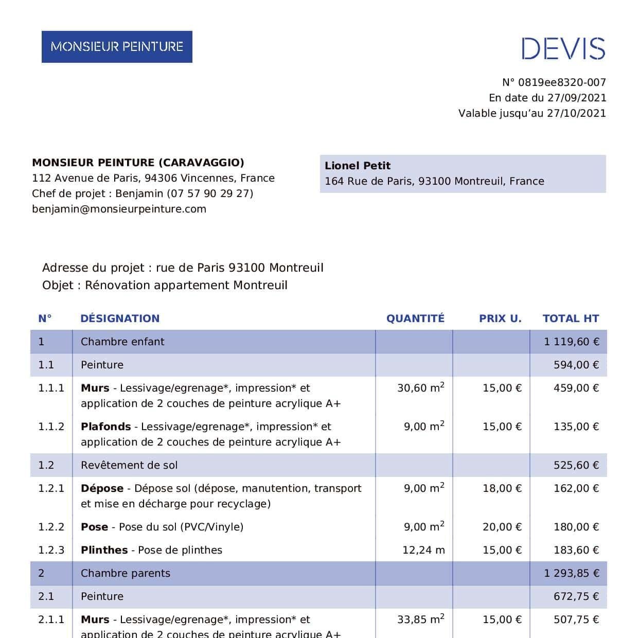 obtenez rapidement un devis personnalisé pour vos travaux de rénovation à paris. comparez les meilleures offres et trouvez des professionnels qualifiés pour réaliser votre projet au meilleur prix.